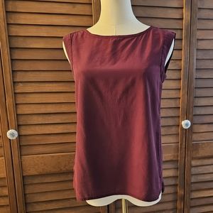 Ann Taylor Sleeveless Silk Shell Top